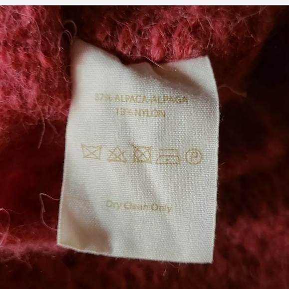 Free People Alpaca Cardigan Sweater Asymmetrical - Picture 3 of 3